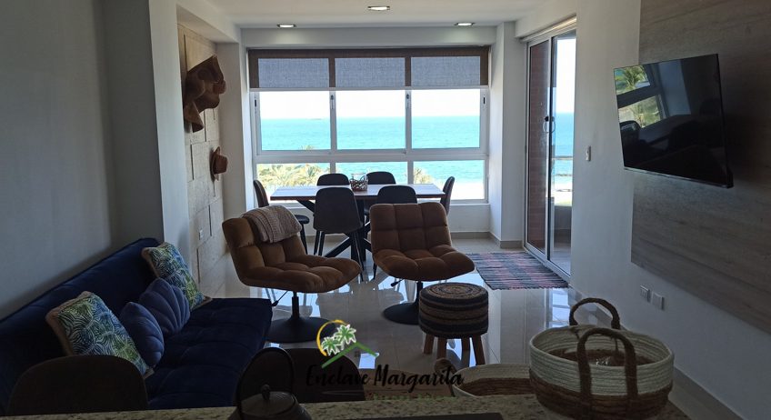 Alquiler vacacional apartamento frente al mar en Playa Moreno – Pampatar