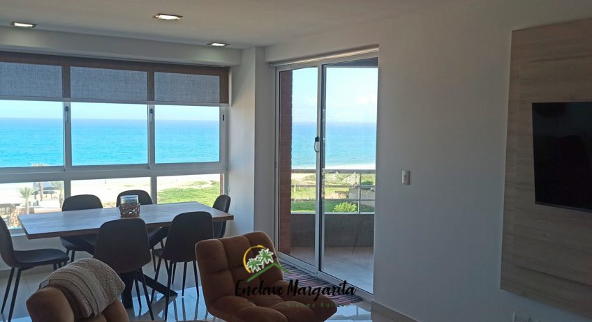 Alquiler vacacional apartamento frente al mar en Playa Moreno – Pampatar