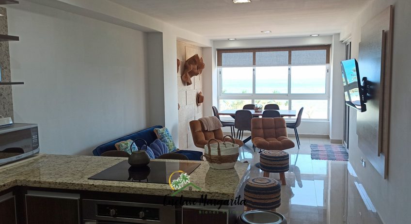 Alquiler vacacional apartamento frente al mar en Playa Moreno – Pampatar