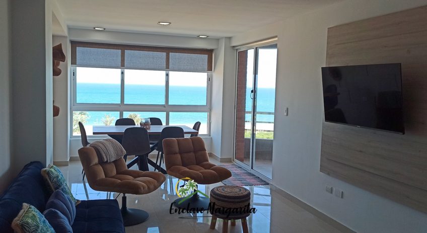 Alquiler vacacional apartamento frente al mar en Playa Moreno – Pampatar