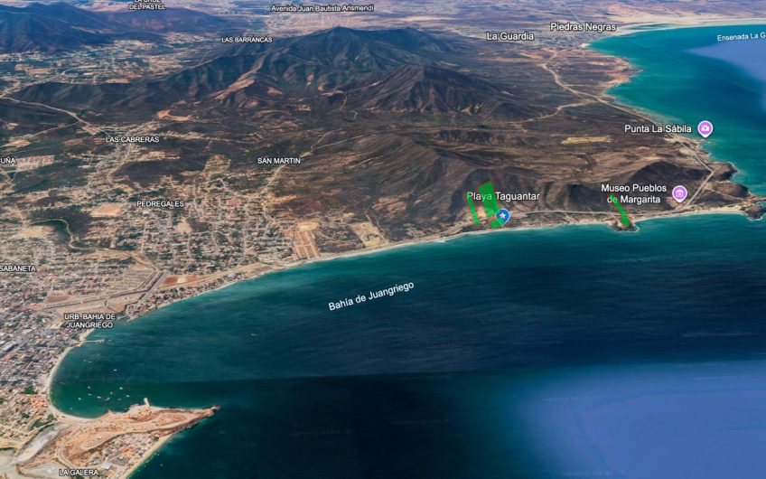 Venta de lotes de Terrenos Frente a Playa Taguantar – Juangriego – Isla Margarita