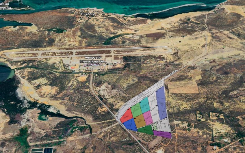 Se venden 9 lotes industriales y comerciales cerca del aeropuerto vía a Playa el Yaque