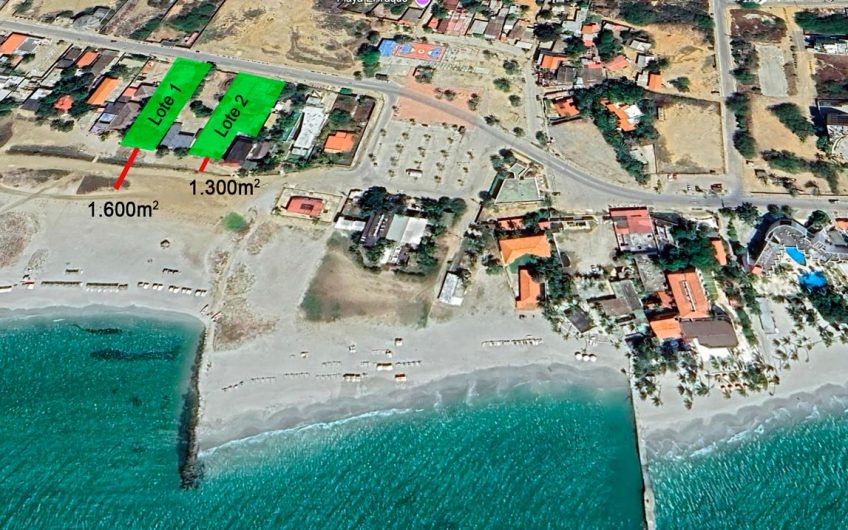 Se venden terrenos en primera Línea Playa El Yaque – Isla de Margarita.