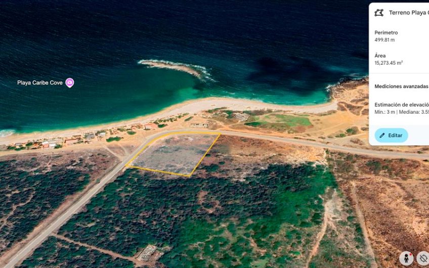 Venta de terreno frente al mar en Playa Caribe – Isla Margarita