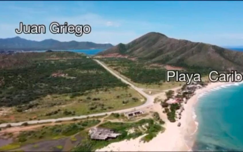 Venta de terreno frente al mar en Playa Caribe – Isla Margarita