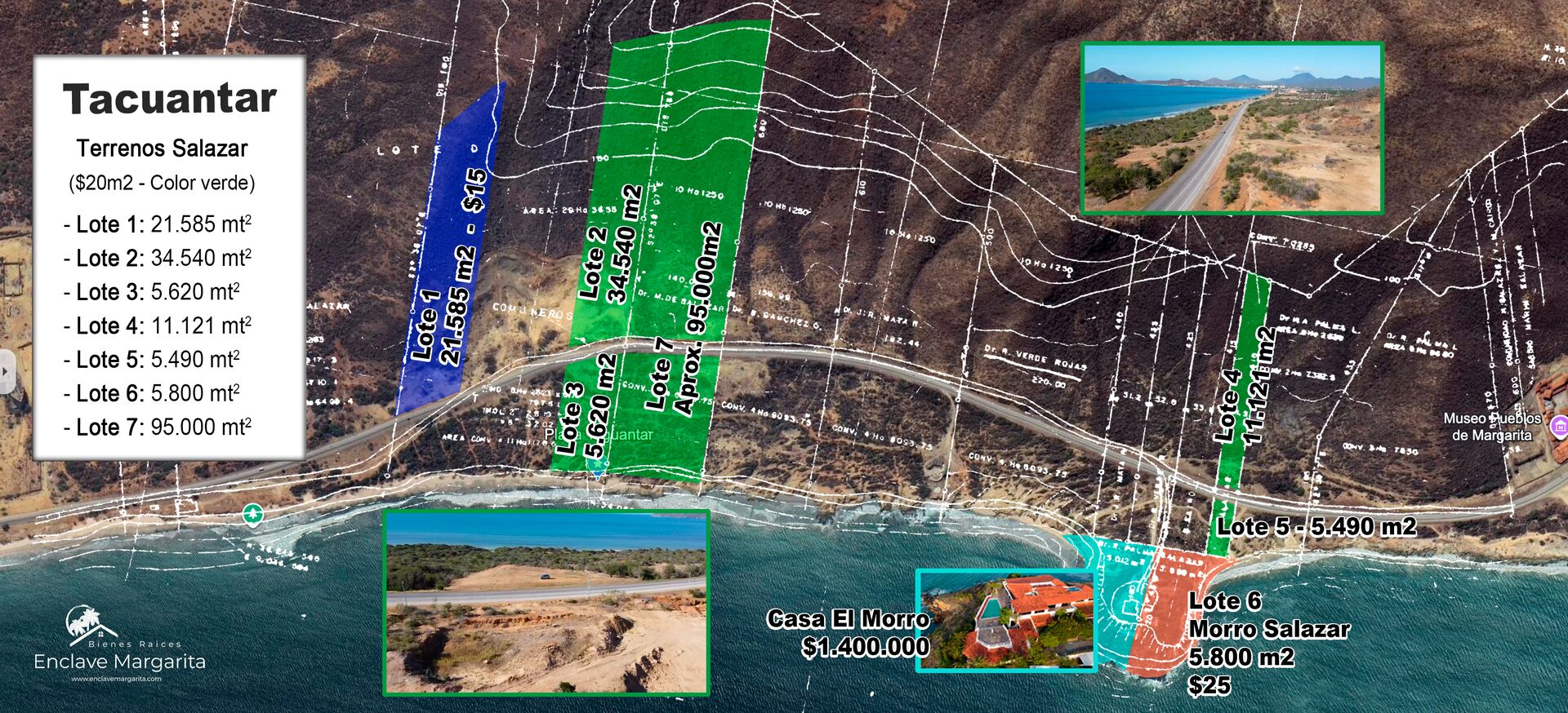 Casas y apartamentos en Margarita - Alquiler Vacacional - Inmobiliaria en Margarita, Inmuebles Enclave Margarita